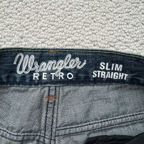 Wrangler Retro Slim Straight Jeans - Picture 4 of 7
